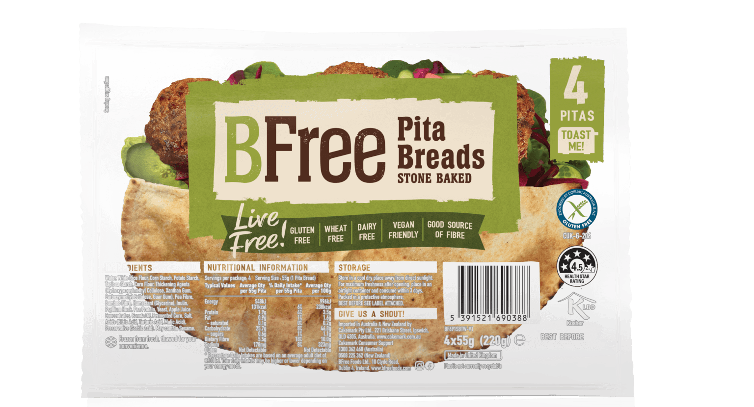 Low Carb High Protein Wraps | BFree Foods Australia