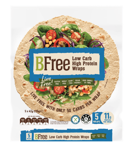 Wholegrain Wraps | BFree Foods Australia