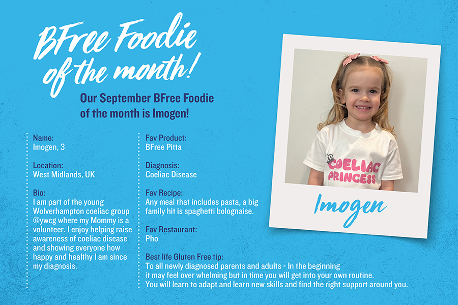 The coeliac Princess - September Bfree Foodie