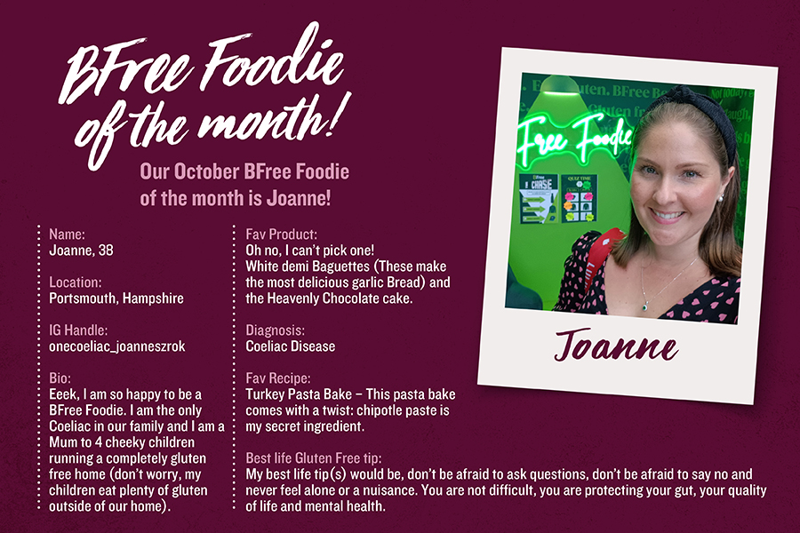 October BFree Foodie of the month