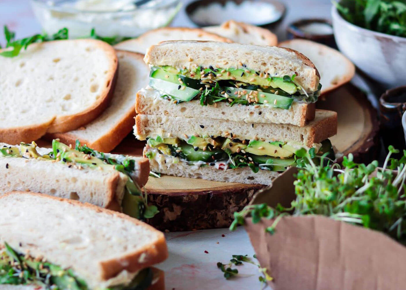 Ultimate Green Goddess Sandwich | BFree Foods USA