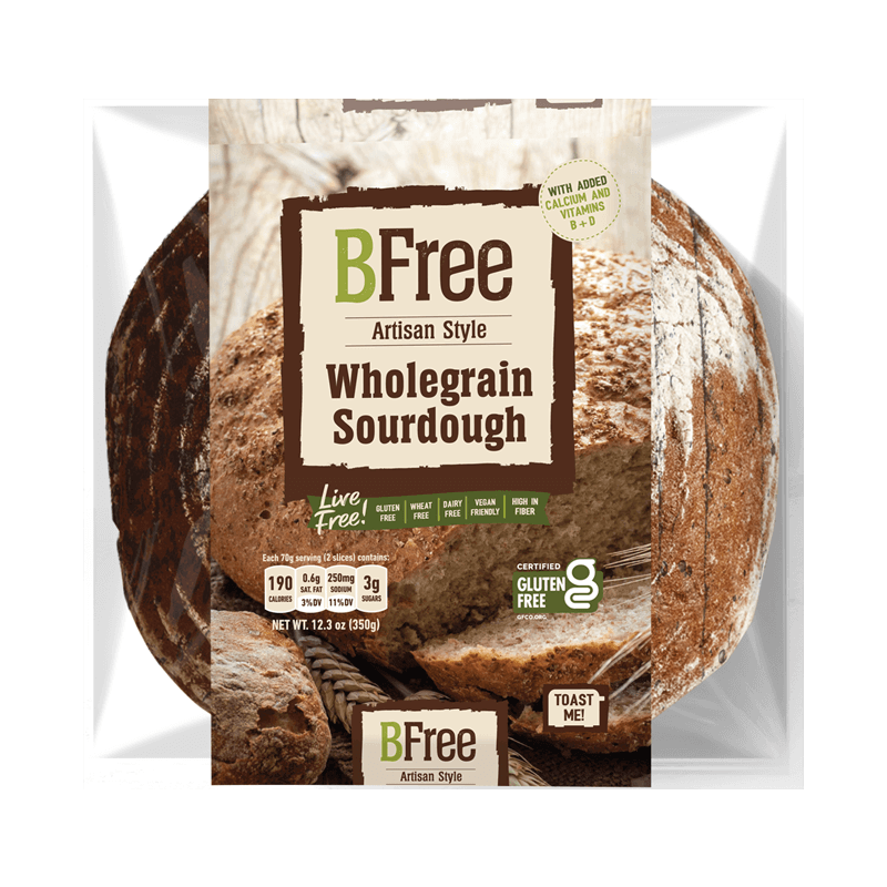 Artisan Style Wholegrain Sourdough | BFree Foods