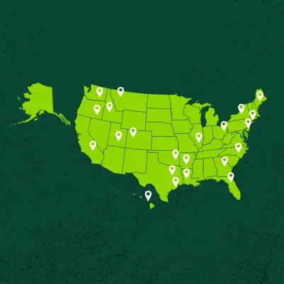 BFree North Merica Map